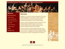 Tablet Screenshot of conductorscooperative.com
